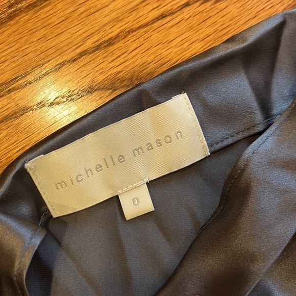 Michelle Mason Woman’s Silk One Shoulder Tank Size 0 - Picture 2 of 5